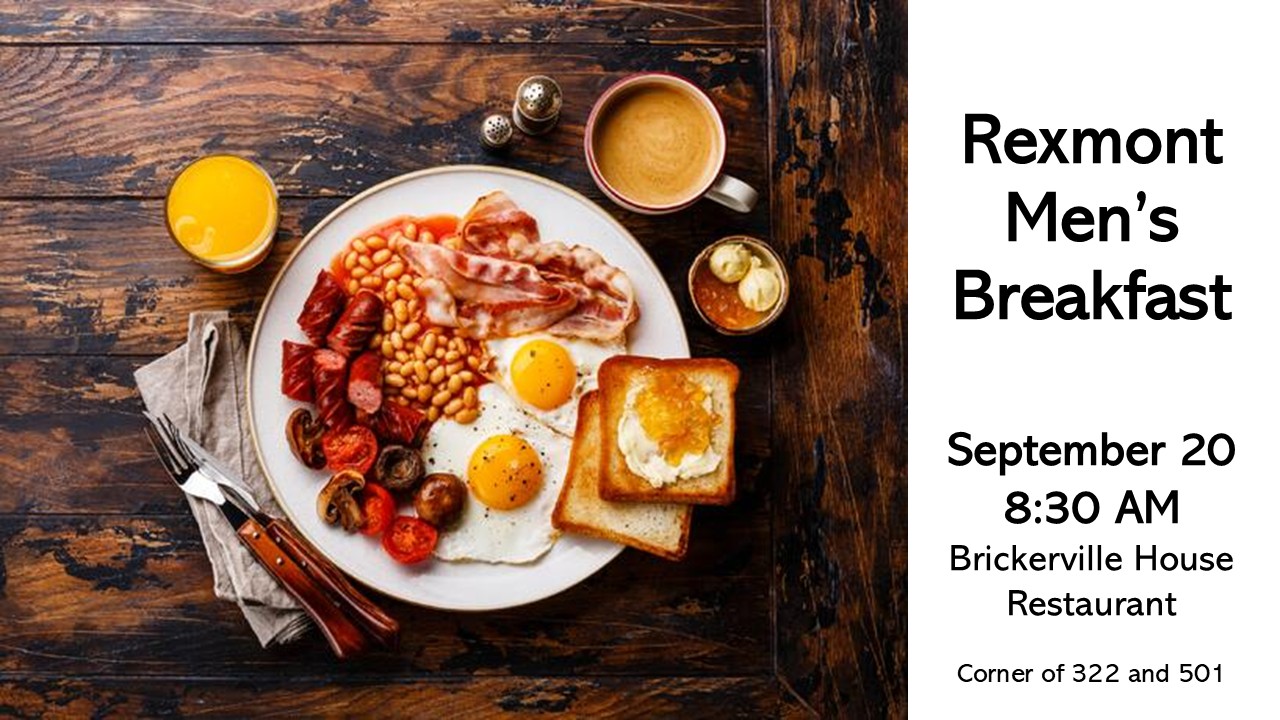 09 - September Men's Breakfast - Brickerville Inn