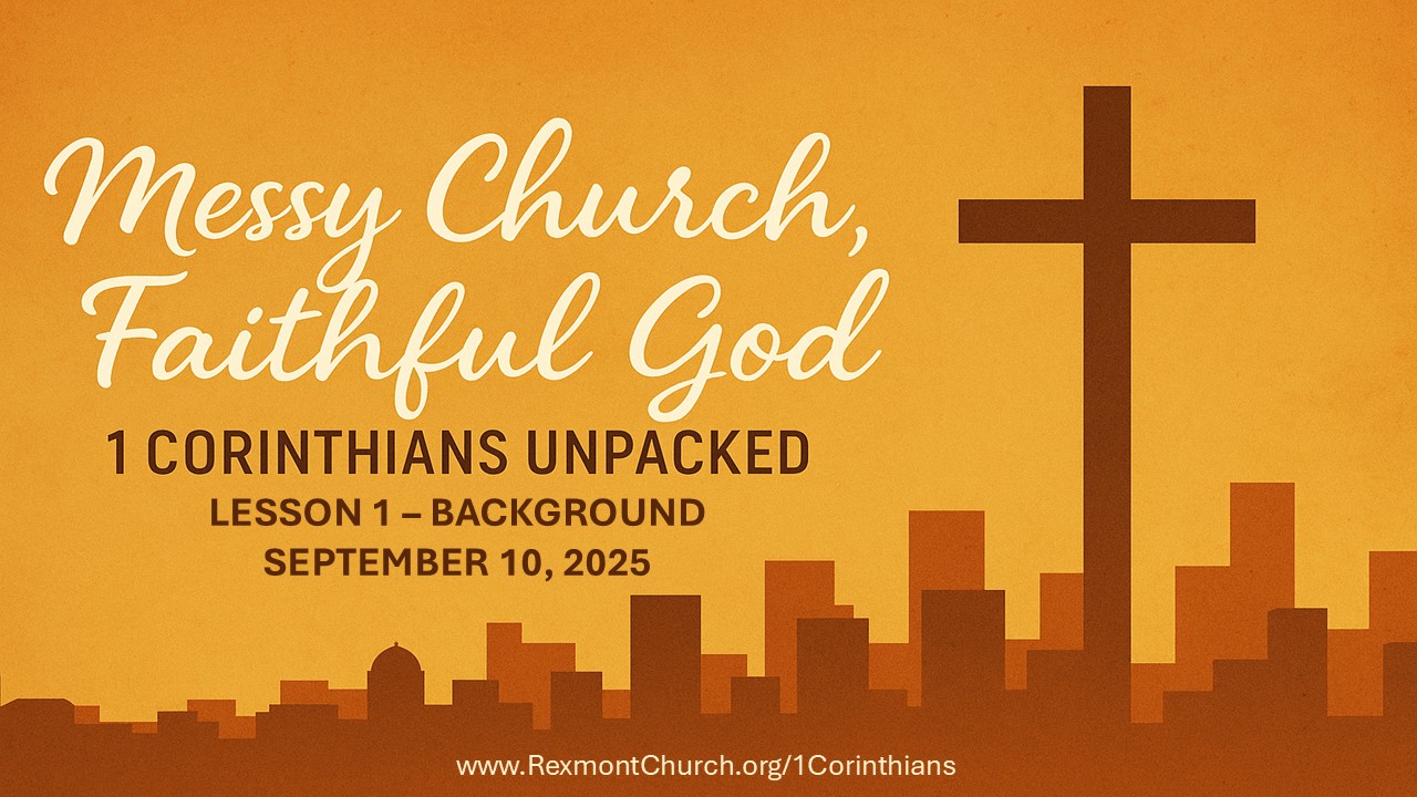 Lesson 1 - I Corinthians Background Splash Screen